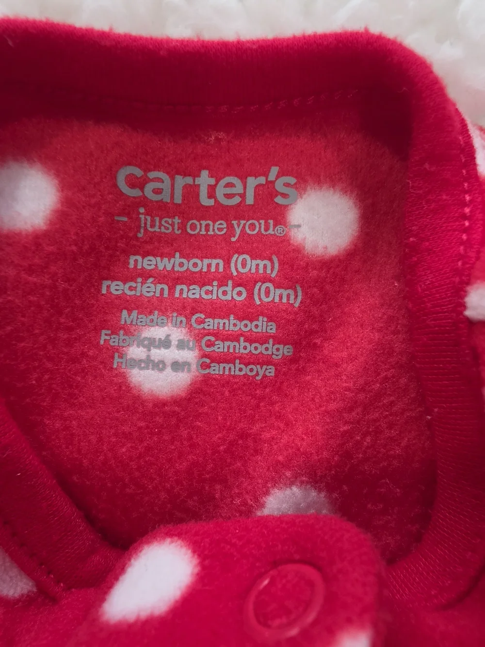 Carters caeters cozy